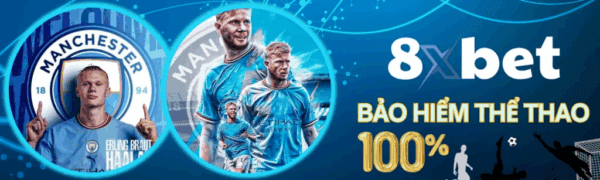 Manchester City, Manchester United, và bóng đá thể thao đều có mặt trên nền tảng cá cược 8Xbet, nơi cung cấp bảo hiểm thể thao 100% cho người chơi yêu thích bóng đá.
